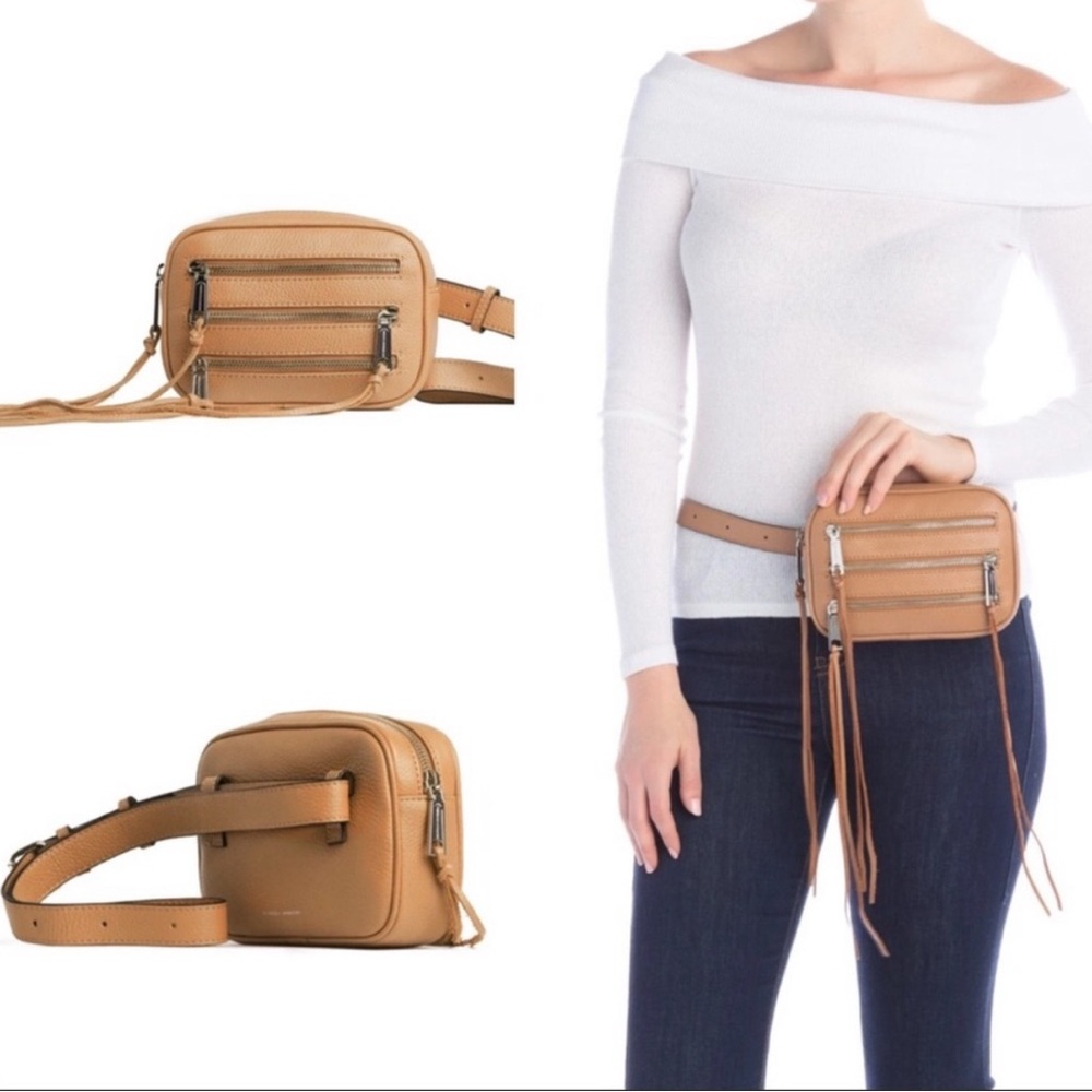 Rebecca Minkoff, Tan Leather Belt Bag